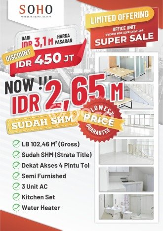 Dijual Apartemen High-Class di Tebet, Jakarta Selatan 2 Kamar Harga Rp 2,65 Miliar Dijual Apartemen High-Class di Tebet, Jakarta Selatan 2 Kamar Harga Rp 2,65 Miliar