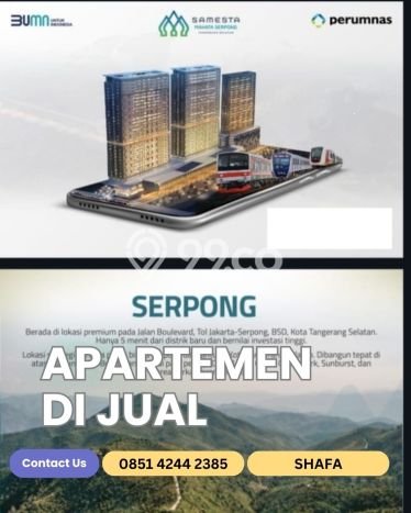 Apartemen Terjangkau Dijual di Tangerang 1 KT & 1 KM Apartemen Terjangkau Dijual di Tangerang 1 KT & 1 KM
