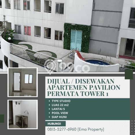 Unit Apartemen 1 Kamar & 1 Kamar Mandi Dijual di Dukuh Pakis, Surabaya Unit Apartemen 1 Kamar & 1 Kamar Mandi Dijual di Dukuh Pakis, Surabaya