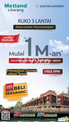 Ruko Kawasan Cibitung, Luas 90m2m², Area Berkembang Ruko Kawasan Cibitung, Luas 90m2m², Area Berkembang