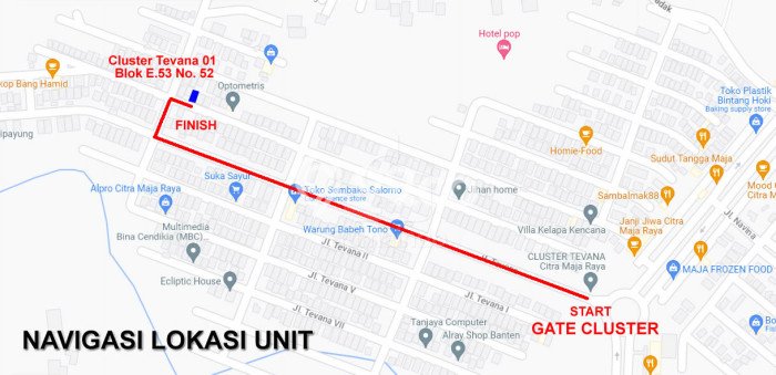 Rumah Nyaman 2 KT LB 27m2 Kondisi Bagus di Citra Maja Raya Rumah Nyaman 2 KT LB 27m2 Kondisi Bagus di Citra Maja Raya