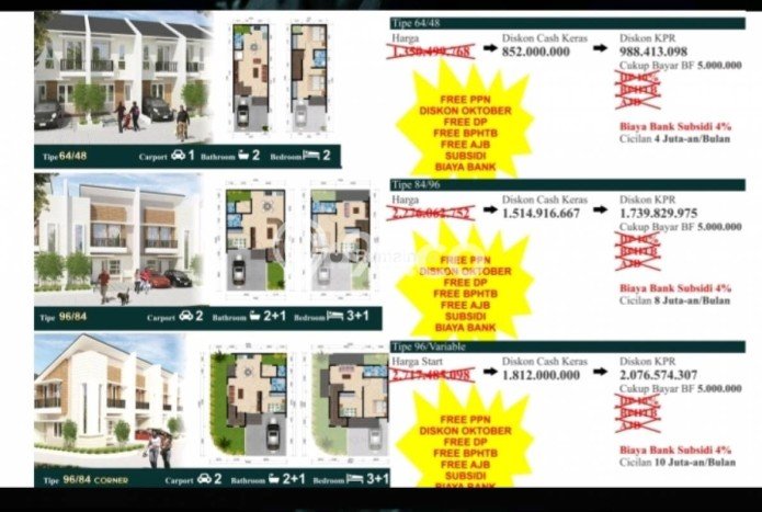 Dijual Rumah 2 Kamar Lokasi Strategis Bagus dan Strategis di Larangan Dijual Rumah 2 Kamar Lokasi Strategis Bagus dan Strategis di Larangan