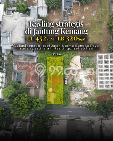 Tanah Dijual Area Strategis di Kemang Jakarta Selatan 452m2 Tanah Dijual Area Strategis di Kemang Jakarta Selatan 452m2