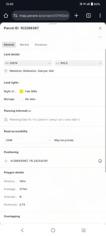 Tanah Dijual di Gianyar Seluas 910m2 Strategis Tanah Dijual di Gianyar Seluas 910m2 Strategis