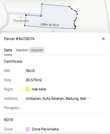 Tanah Kavling Dijual di Jimbaran, Badung dengan Luas Tanah 20m2 Tanah Kavling Dijual di Jimbaran, Badung dengan Luas Tanah 20m2