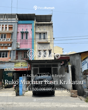 Jual Cepat Ruko Krakatau Jalan Kapten Muchtar Basri Murah Panjang Jual Cepat Ruko Krakatau Jalan Kapten Muchtar Basri Murah Panjang