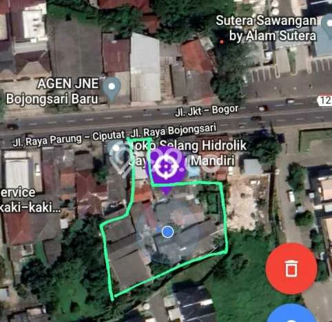Dijual Tanah Lokasi Bojongsari, Bogor Seluas 1232m2 Dijual Tanah Lokasi Bojongsari, Bogor Seluas 1232m2