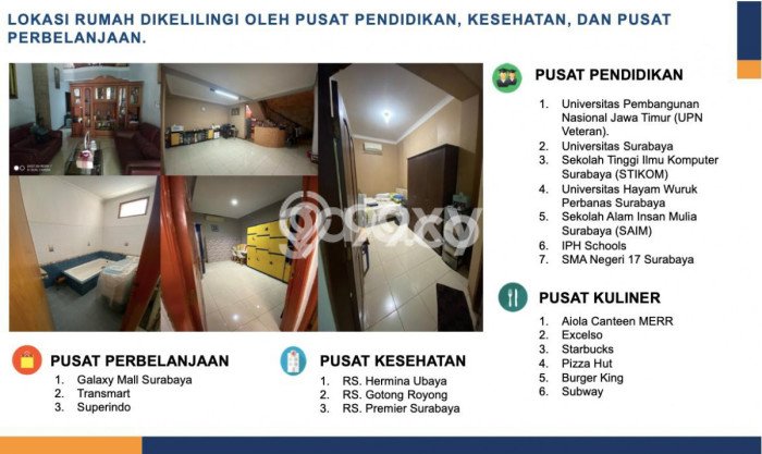 Siap Huni Hunian Elit 4 Kamar di Rungkut Dekat ke Mana Saja Siap Huni Hunian Elit 4 Kamar di Rungkut Dekat ke Mana Saja