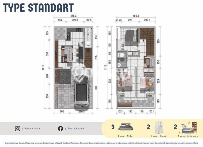 Jual Rumah Minimalis Bagus Punya 3 KT di Gayungan Surabaya SHM Jual Rumah Minimalis Bagus Punya 3 KT di Gayungan Surabaya SHM