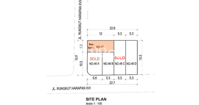 Dijual Kost di Kawasan Rungkut, Surabaya, Spesifikasi 7 KT, 7 KM, 97m2 Dijual Kost di Kawasan Rungkut, Surabaya, Spesifikasi 7 KT, 7 KM, 97m2