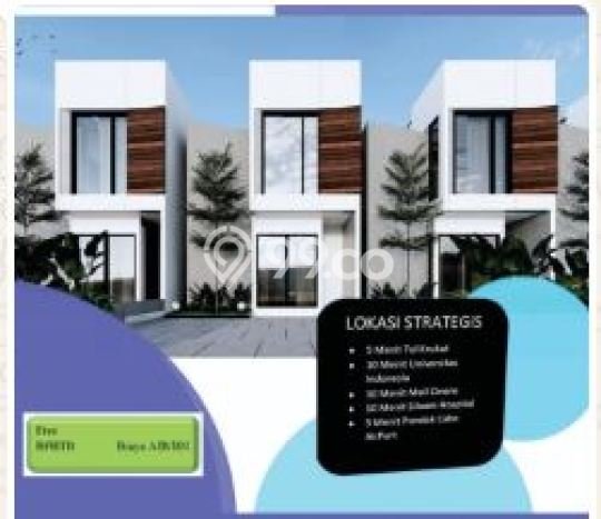 Hunian Cantik Modern Lb 110m2 di Cinere, Depok Hunian Cantik Modern Lb 110m2 di Cinere, Depok
