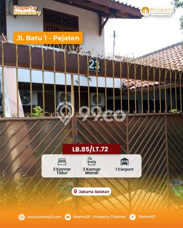 Dijual Hunian Rumah Terawat 2 Kamar di Pejaten, Jakarta Selatan Dijual Hunian Rumah Terawat 2 Kamar di Pejaten, Jakarta Selatan
