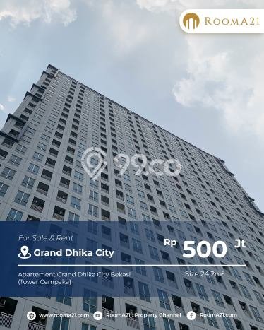 Apartemen Sewa 1 Kamar Murah Siap Huni di Bekasi, Luas 24m2 Apartemen Sewa 1 Kamar Murah Siap Huni di Bekasi, Luas 24m2