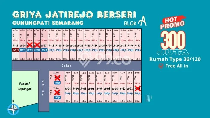 Jual Rumah Murah Meriah Gunung Pati Punya 2 KT & LT 121m2 Jual Rumah Murah Meriah Gunung Pati Punya 2 KT & LT 121m2