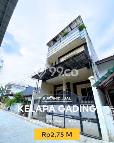 Rumah Mewah Dijual LT 112m2 di Kelapa Gading, Jakarta Utara Rumah Mewah Dijual LT 112m2 di Kelapa Gading, Jakarta Utara