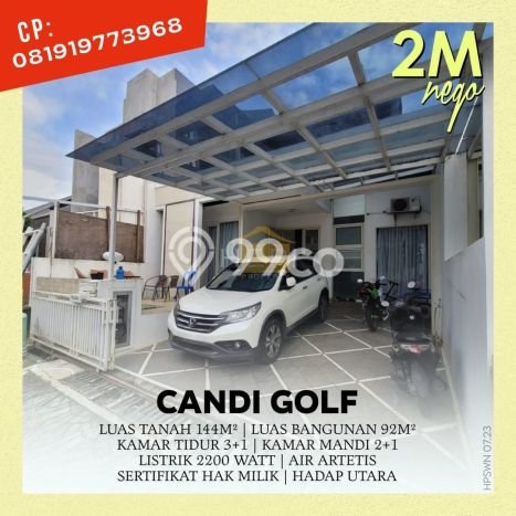 Rumah Minimalis 4 KT di Candi Golf Semarang Unfurnished Rumah Minimalis 4 KT di Candi Golf Semarang Unfurnished