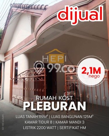 Cocok Untuk Investasi! For Sale Kost di Pleburan 8 Kamar Cocok Untuk Investasi! For Sale Kost di Pleburan 8 Kamar