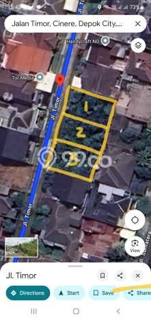 Lahan untuk Dijual Lokasi Cinere, Depok Luas 240m2 - Lahan untuk Dijual Lokasi Cinere, Depok Luas 240m2 -