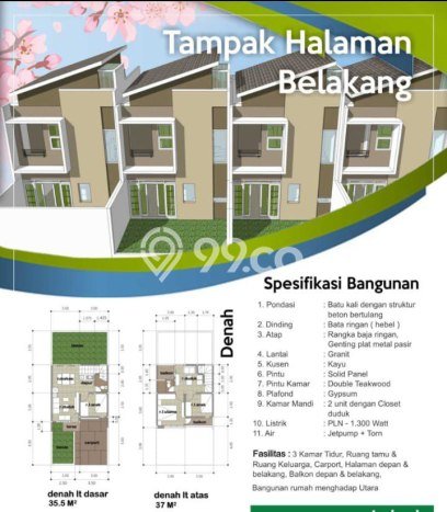 Rumah Modern 2 KT LT 95m2 di Parongpong Rumah Modern 2 KT LT 95m2 di Parongpong