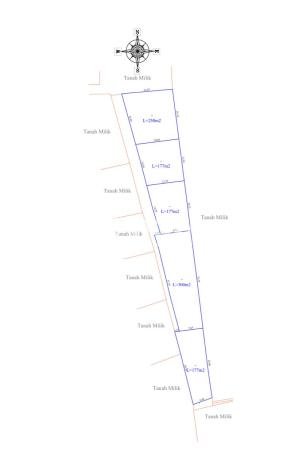 Kavling Tanah untuk Dijual di Seminyak, Badung, Luas 177m2 Kavling Tanah untuk Dijual di Seminyak, Badung, Luas 177m2