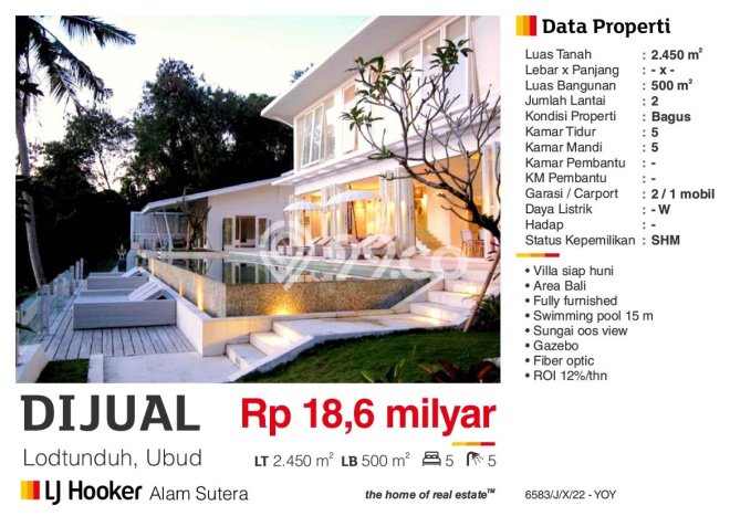 Rumah LT 2450m2m² / LB 500m2m² Lokasi Premium di , Gianyar Rumah LT 2450m2m² / LB 500m2m² Lokasi Premium di , Gianyar