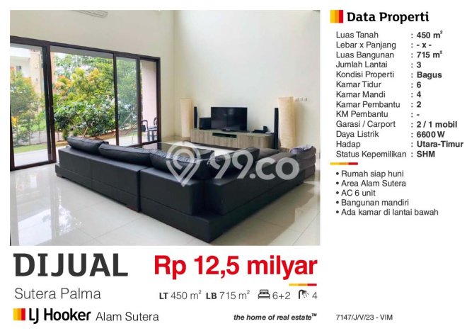 Hunian Super Elit dengan Akses Paling Strategis di Alam Sutera, Tangerang Hunian Super Elit dengan Akses Paling Strategis di Alam Sutera, Tangerang