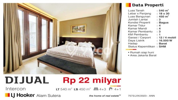 Rumah Mewah LB 450m2 Siap Huni Desain Elegan di Alfa Indah, Jakarta Barat Rumah Mewah LB 450m2 Siap Huni Desain Elegan di Alfa Indah, Jakarta Barat