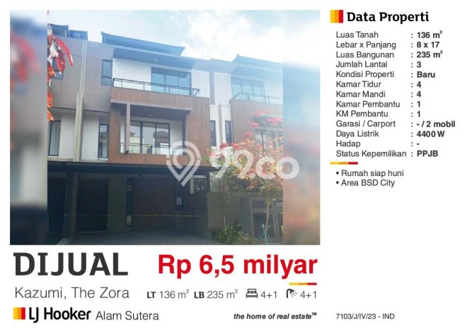 Dijual Rumah Luas Elegan Dengan View Eksklusif di BSD, Tangerang Dijual Rumah Luas Elegan Dengan View Eksklusif di BSD, Tangerang