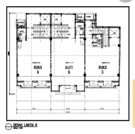 LOKASI STRATEGIS! Ruko Kawasan , Luas 290m2m², Kawasan Bisnis LOKASI STRATEGIS! Ruko Kawasan , Luas 290m2m², Kawasan Bisnis