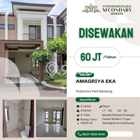 Rumah di , 3 KM, Area Premium, LT 90m2m² Bangunan 94m2m² Rumah di , 3 KM, Area Premium, LT 90m2m² Bangunan 94m2m²
