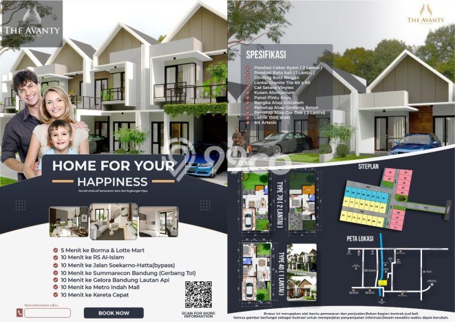 Siap Huni Rumah Minimalis & Modern LB 40m2 di Bandung Kota Siap Huni Rumah Minimalis & Modern LB 40m2 di Bandung Kota