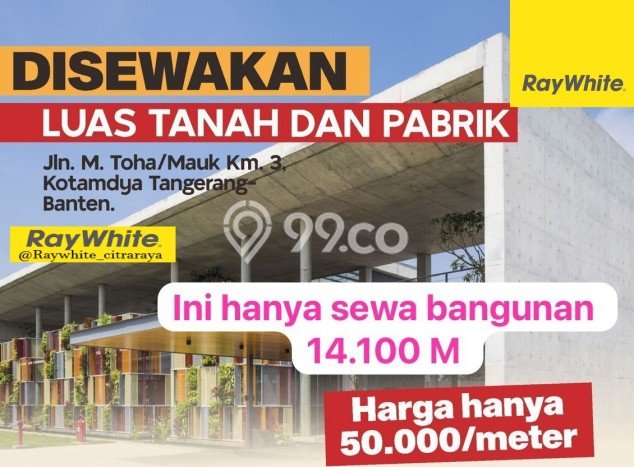 Area Strategis! Disewakan Pabrik Lokasi Mauk, Tangerang Cocok untuk Bisnis Area Strategis! Disewakan Pabrik Lokasi Mauk, Tangerang Cocok untuk Bisnis