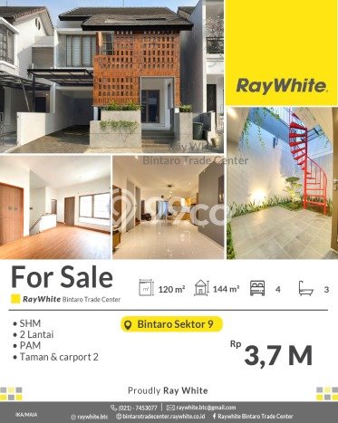 Rumah Elit Modern Tanpa Renovasi di Bintaro Tangerang Selatan Rumah Elit Modern Tanpa Renovasi di Bintaro Tangerang Selatan