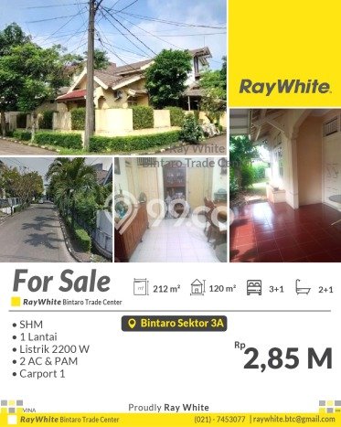 Dijual Rumah Mewah Elegan Dengan View Eksklusif di Bintaro, Tangerang Selatan Dijual Rumah Mewah Elegan Dengan View Eksklusif di Bintaro, Tangerang Selatan