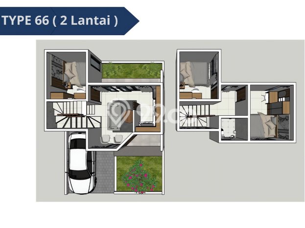 HOT PROPERTY! Rumah Premium di Limo, Luas 66m² LB 67m² HOT PROPERTY! Rumah Premium di Limo, Luas 66m² LB 67m²