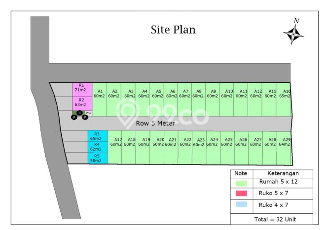 Rumah LT 60m² / LB 75m² Dekat Rumah Sakit di Limo, Depok Rumah LT 60m² / LB 75m² Dekat Rumah Sakit di Limo, Depok