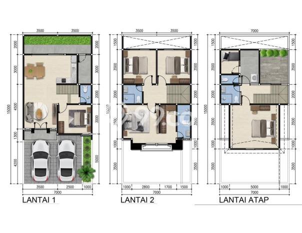 Hunian Idaman Keluarga LB 126m² View Gunung di Cipayung, Jakarta Timur Hunian Idaman Keluarga LB 126m² View Gunung di Cipayung, Jakarta Timur