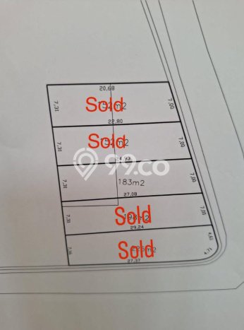 Dijual Tanah Kawasan Pasar Minggu, Luas 183m², Area Berkembang Dijual Tanah Kawasan Pasar Minggu, Luas 183m², Area Berkembang