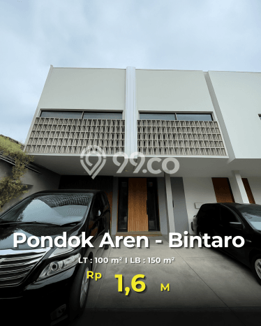 Rumah Modern Minimalis 3 KT Siap Huni di Pondok Aren Rumah Modern Minimalis 3 KT Siap Huni di Pondok Aren