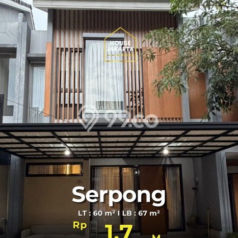 Rumah Strategis Minimalis Lb 67m2 di Serpong, Tangerang Selatan Rumah Strategis Minimalis Lb 67m2 di Serpong, Tangerang Selatan