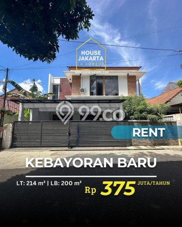 Rumah Cantik Siap Pakai Di Kebayoran Baru Luas 200m2 Aman Rumah Cantik Siap Pakai Di Kebayoran Baru Luas 200m2 Aman