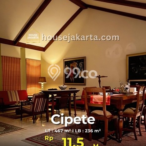 Hunian Elit LB 236m2 Siap Huni Desain Elegan di Cipete, Jakarta Selatan Hunian Elit LB 236m2 Siap Huni Desain Elegan di Cipete, Jakarta Selatan