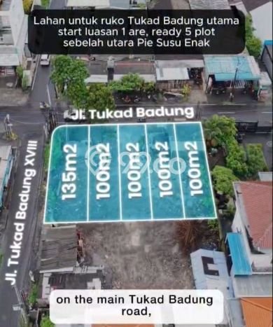 Untuk Dijual Tanah di Denpasar, Luas 500m2 SHM Untuk Dijual Tanah di Denpasar, Luas 500m2 SHM
