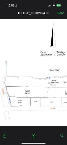 Kavling Tanah untuk Dijual di Tulikup, Gianyar, Luas 600m2 Kavling Tanah untuk Dijual di Tulikup, Gianyar, Luas 600m2