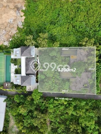 Dijual Tanah 1300m2 di Ungasan, Badung Dijual Tanah 1300m2 di Ungasan, Badung