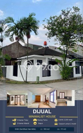 Dijual Hunian Rumah Nyaman 3 KT di Soekarno Hatta, Bandung Dijual Hunian Rumah Nyaman 3 KT di Soekarno Hatta, Bandung