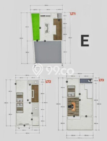 Rumah Modern Minimalis 4 KT Siap Huni di Kebayoran Baru Rumah Modern Minimalis 4 KT Siap Huni di Kebayoran Baru