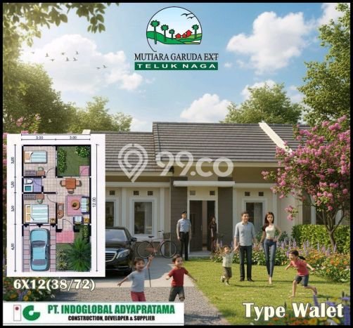 Jual Rumah Eksklusif 2 KT di Teluk Naga, Tangerang Jual Rumah Eksklusif 2 KT di Teluk Naga, Tangerang