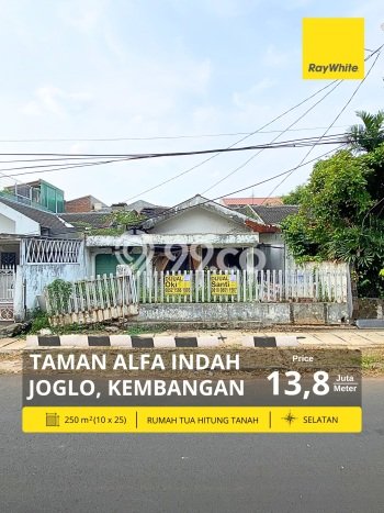 Kavling Tanah untuk Dijual di Joglo, Jakarta Barat, Luas 250m2 Kavling Tanah untuk Dijual di Joglo, Jakarta Barat, Luas 250m2