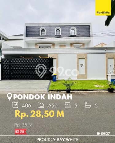 Dijual Rumah Mewah Elegan Dengan View Eksklusif di Pondok Indah, Jakarta Selatan Dijual Rumah Mewah Elegan Dengan View Eksklusif di Pondok Indah, Jakarta Selatan